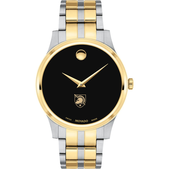 West Point Men&#39;s Movado Collection Two-Tone Watch with Black Dial Shot #2