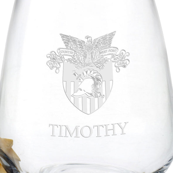 West Point Stemless Wine Glasses Shot #3