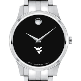 West Virginia Men&#39;s Movado Collection Stainless Steel Watch with Black Dial Shot #1