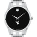 West Virginia Men's Movado Collection Stainless Steel Watch with Black Dial