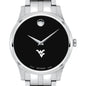 West Virginia Men's Movado Collection Stainless Steel Watch with Black Dial Shot #1