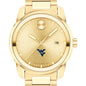 West Virginia University Men's Movado BOLD Gold with Date Window Shot #1