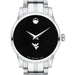 West Virginia Women's Movado Stainless Steel Watch with Black Dial