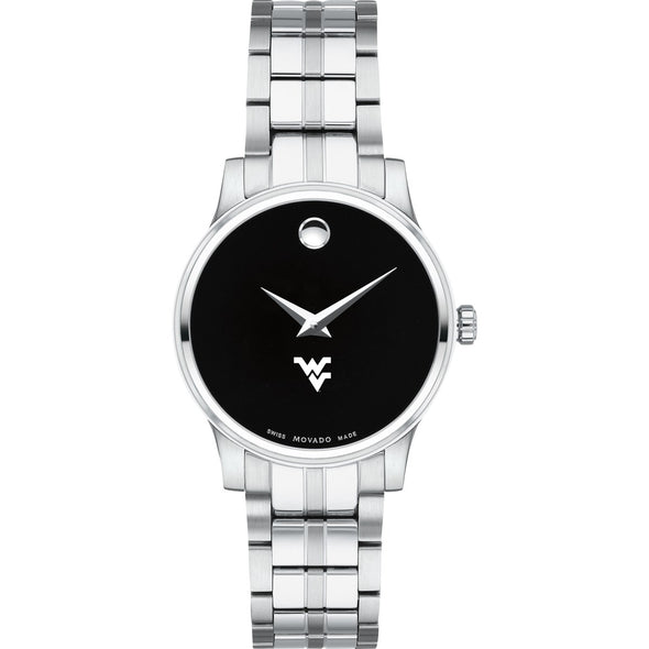 West Virginia Women&#39;s Movado Stainless Steel Watch with Black Dial Shot #2