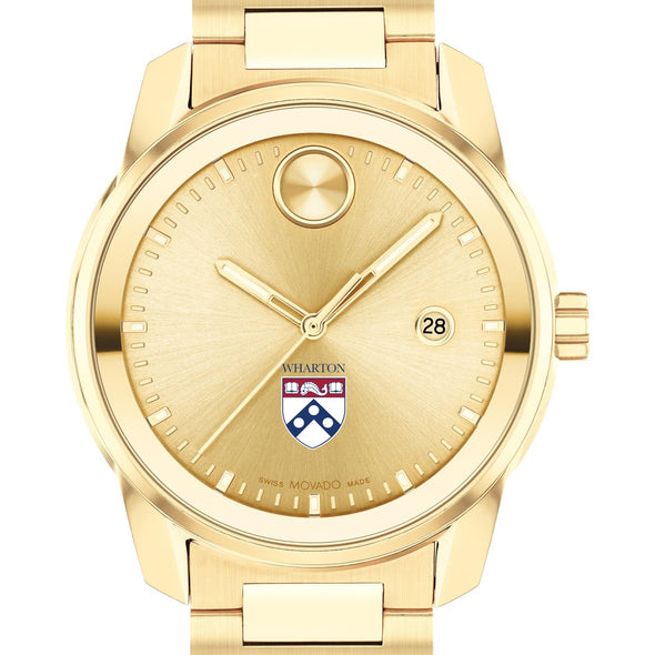 Wharton Men&#39;s Movado BOLD Gold with Date Window Shot #1