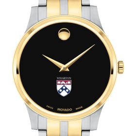 Wharton Men&#39;s Movado Collection Two-Tone Watch with Black Dial Shot #1