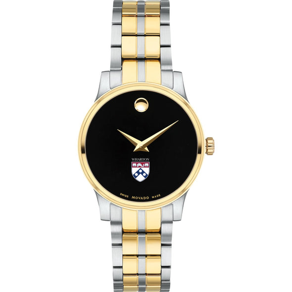 Wharton Women&#39;s Movado Collection Two-Tone Watch with Black Dial Shot #2