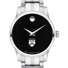 Wharton Women&#39;s Movado Stainless Steel Watch with Black Dial Shot #1