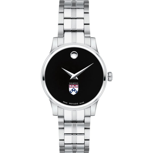 Wharton Women&#39;s Movado Stainless Steel Watch with Black Dial Shot #2