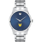 Williams Men's Movado Collection Stainless Steel Watch with Blue Dial Shot #2