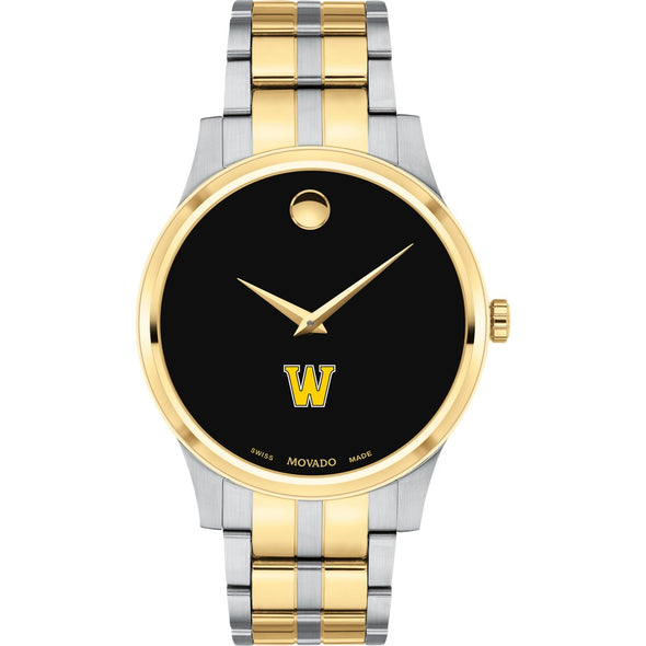 Williams Men&#39;s Movado Collection Two-Tone Watch with Black Dial Shot #2