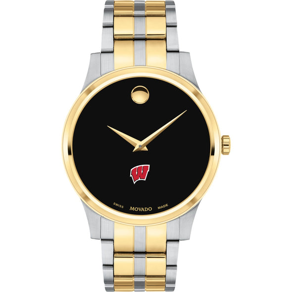 Wisconsin Men&#39;s Movado Collection Two-Tone Watch with Black Dial Shot #2