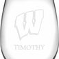 Wisconsin Stemless Wine Glasses Made in the USA Shot #3