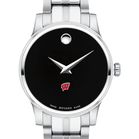 Wisconsin Women&#39;s Movado Stainless Steel Watch with Black Dial Shot #1