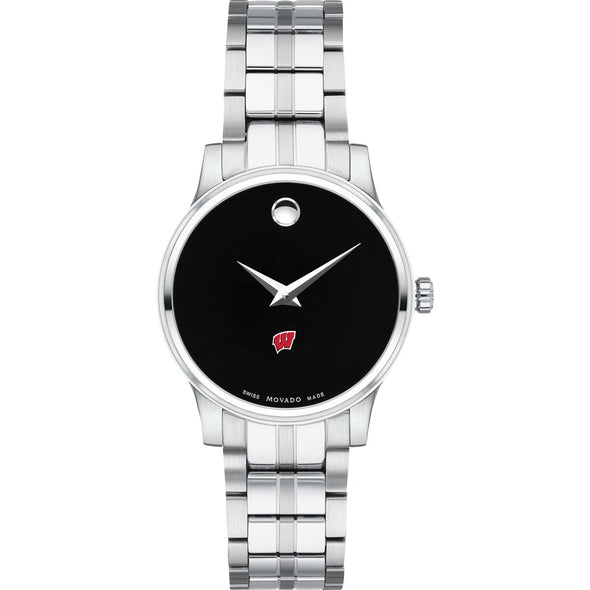 Wisconsin Women&#39;s Movado Stainless Steel Watch with Black Dial Shot #2