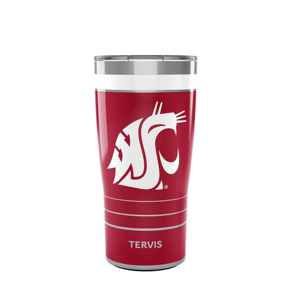 WSU 20 oz. Stainless Steel Tervis Tumblers with Slider Lids - Set of 2 Shot #1