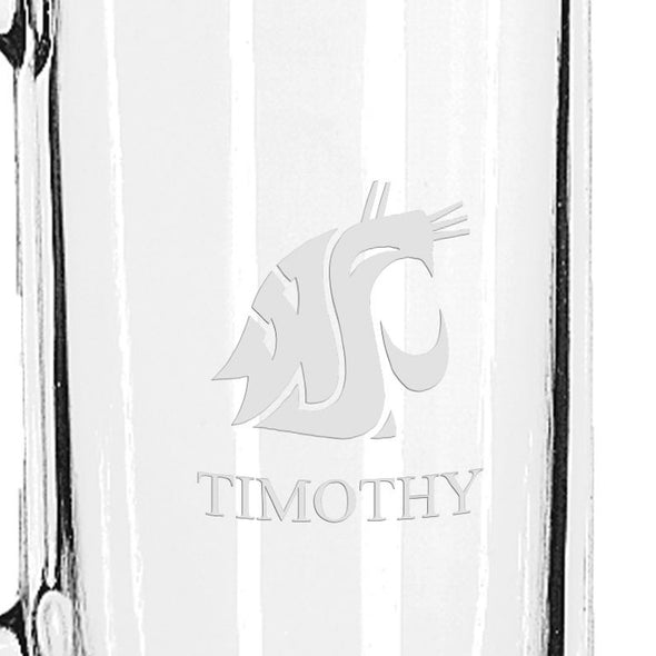 WSU 25 oz Beer Mug Shot #3