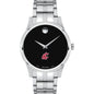 WSU Men's Movado Collection Stainless Steel Watch with Black Dial Shot #2