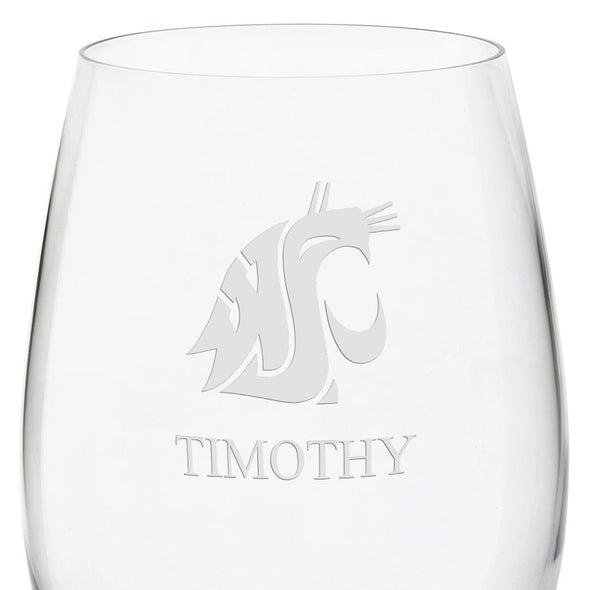 WSU Red Wine Glasses Shot #3