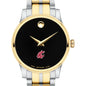 WSU Women's Movado Collection Two-Tone Watch with Black Dial Shot #1