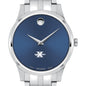 Xavier Men's Movado Collection Stainless Steel Watch with Blue Dial Shot #1