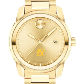 Xavier University of Louisiana Men&#39;s Movado BOLD Gold with Date Window Shot #1