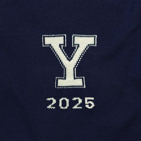 Yale Class of 2025 Navy Blue and Ivory Sweater by M.LaHart Shot #2