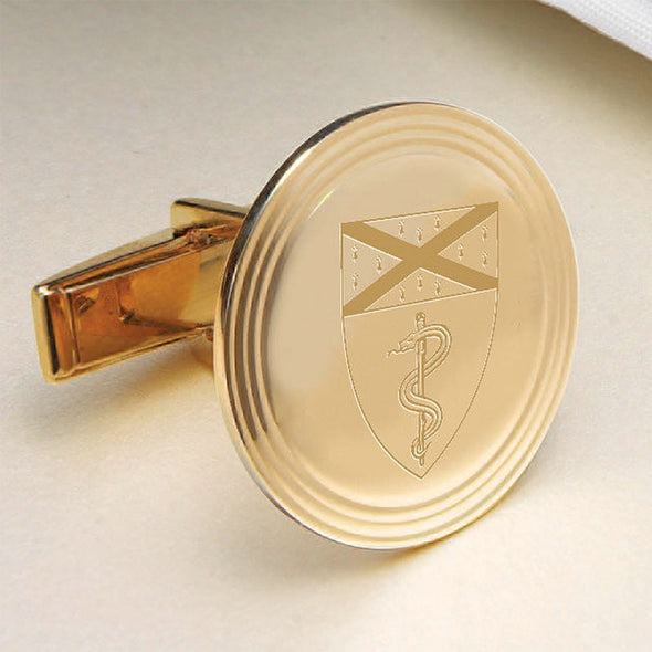 Yale Medicine 14K Gold Cufflinks Shot #2