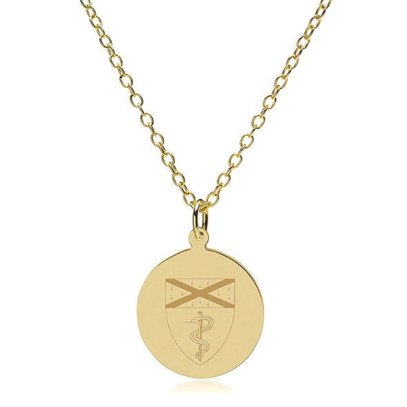 Yale Medicine 14K Gold Pendant &amp; Chain Shot #2