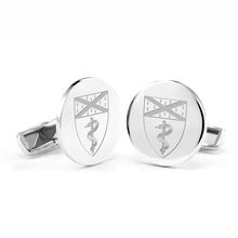 Yale Medicine Cufflinks in Sterling Silver Shot #1