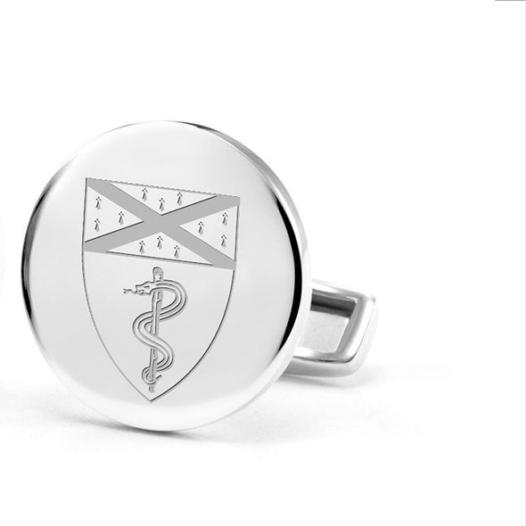 Yale Medicine Cufflinks in Sterling Silver Shot #2