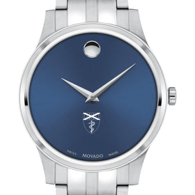 Yale Medicine Men&#39;s Movado Collection Stainless Steel Watch with Blue Dial Shot #1