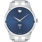 Yale Medicine Men's Movado Collection Stainless Steel Watch with Blue Dial Shot #1