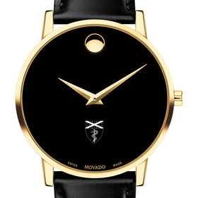 Yale Medicine Men&#39;s Movado Gold Museum Classic Leather Shot #1