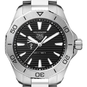 Yale Medicine Men&#39;s TAG Heuer Steel Aquaracer with Black Dial Shot #1