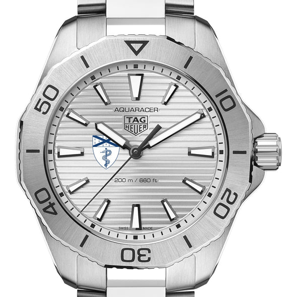 Yale Medicine Men&#39;s TAG Heuer Steel Aquaracer with Silver Dial Shot #1