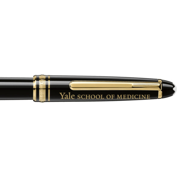 Yale Medicine Montblanc Meisterstück Classique Rollerball Pen in Gold Shot #2