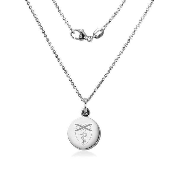 Yale Medicine Necklace with Charm in Sterling Silver Shot #2