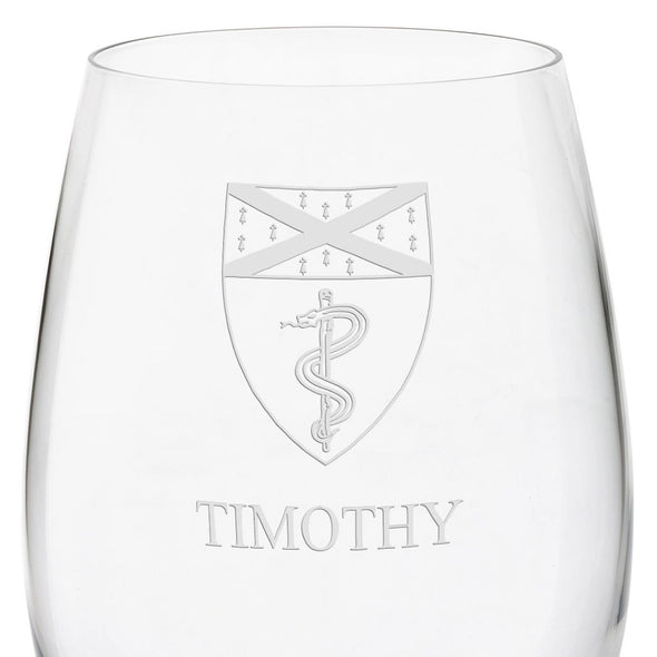 Yale Medicine Red Wine Glasses Shot #3