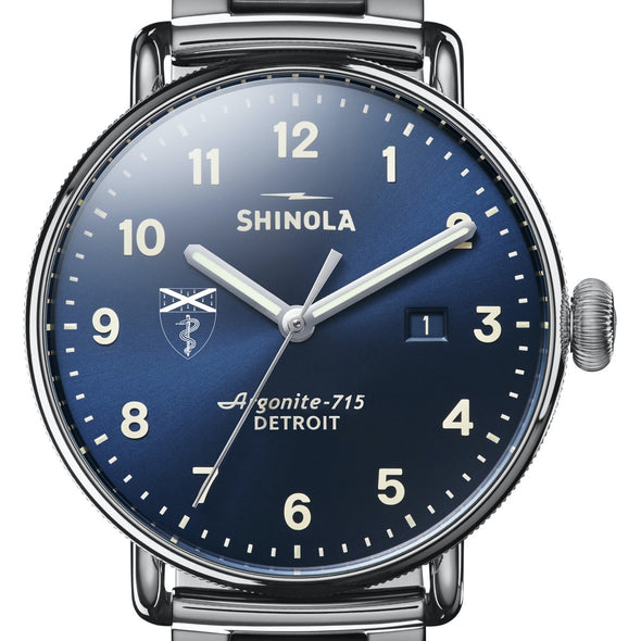 Yale Medicine Shinola Watch, The Canfield 43 mm Blue Dial Shot #1