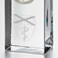 Yale Medicine Tall Glass Desk Clock by Simon Pearce Shot #3