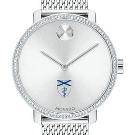 Yale Medicine Women&#39;s Movado Bold with Crystal Bezel &amp; Mesh Bracelet Shot #1