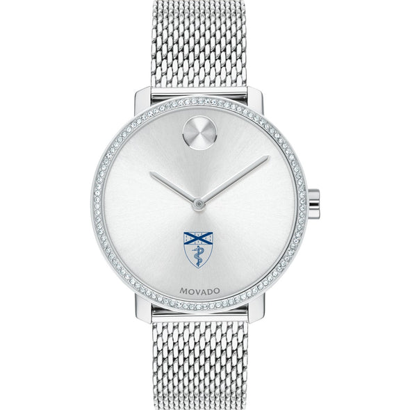 Yale Medicine Women&#39;s Movado Bold with Crystal Bezel &amp; Mesh Bracelet Shot #2