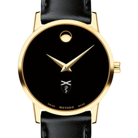 Yale Medicine Women&#39;s Movado Gold Museum Classic Leather Shot #1