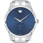 Yale Men's Movado Collection Stainless Steel Watch with Blue Dial Shot #1