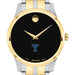 Yale Men's Movado Collection Two-Tone Watch with Black Dial