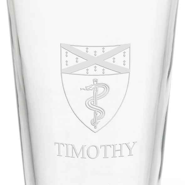 Yale School of Medicine 16 oz Pint Glass - Set of 2 Shot #3