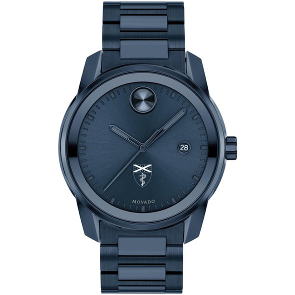 Yale School of Medicine Men&#39;s Movado BOLD Blue Ion with Date Window Shot #2