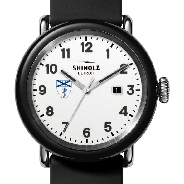 Yale School of Medicine Shinola Watch, The Detrola 43 mm White Dial at M.LaHart &amp; Co. Shot #1