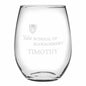 Yale SOM Stemless Wine Glasses Made in the USA Shot #1